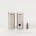 alloy metal draw cord end stopper for clothes